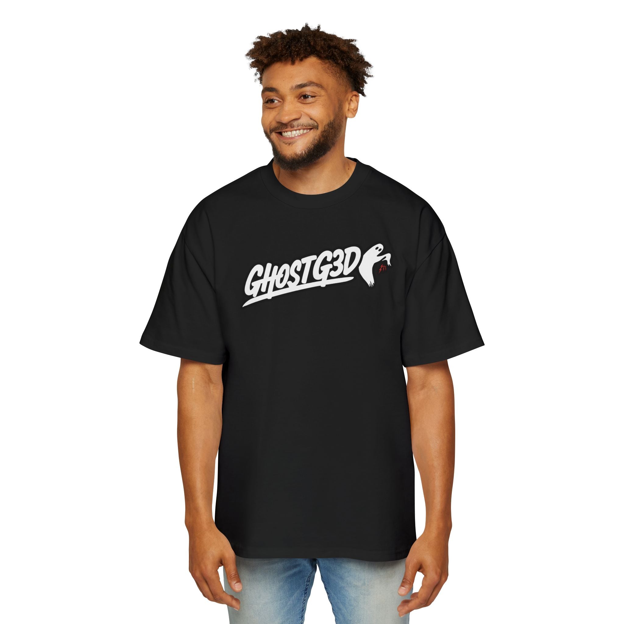 GhostG3D Energy — Men's Oversized Parody Graphic Shirt