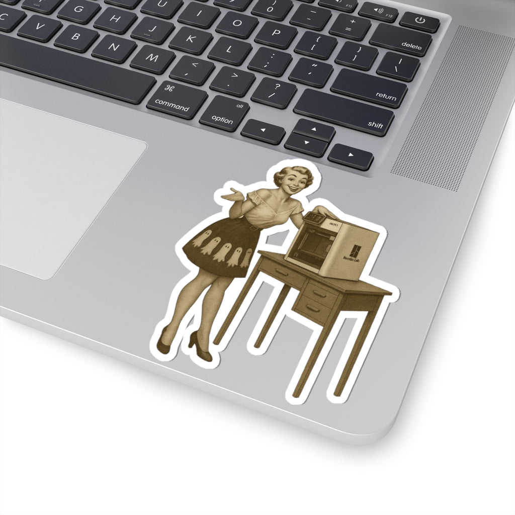 "Miss GG3D" — Retro Kiss-Cut Sticker