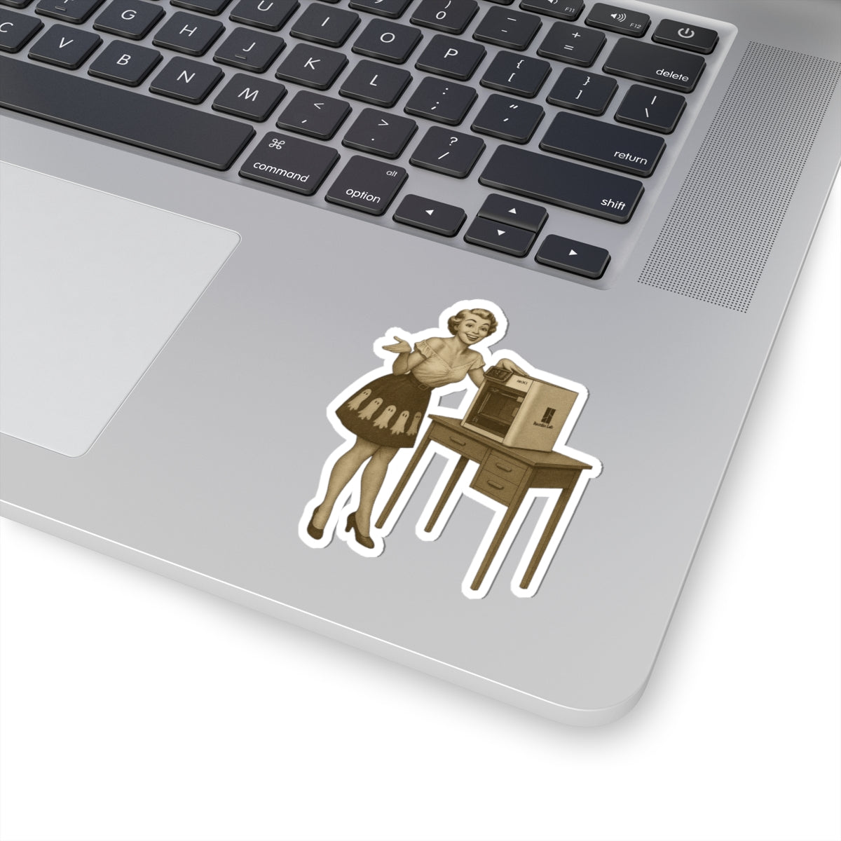 "Miss GG3D" — Retro Kiss-Cut Sticker