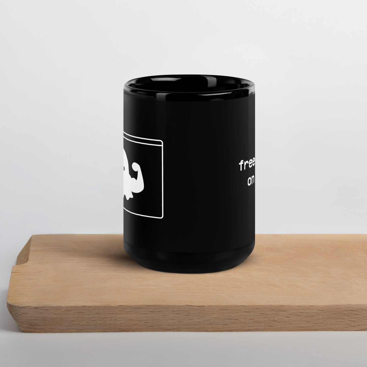 Black Glossy Mug